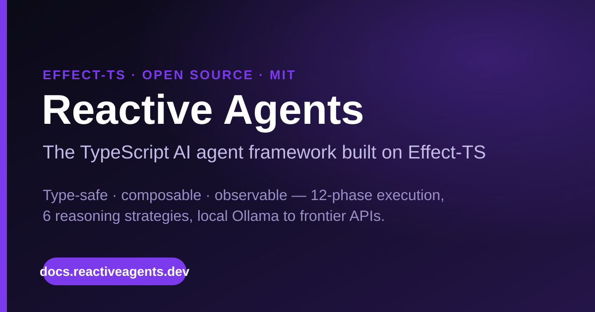 Reactive Agents | Reactive Agents